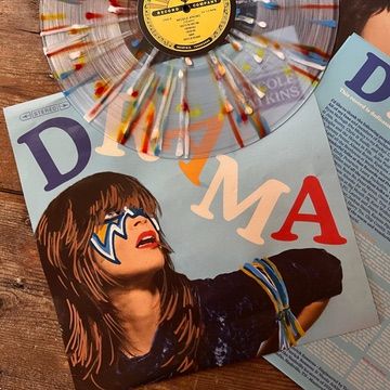 DRAMA One-of-a-kind Painted Vinyl