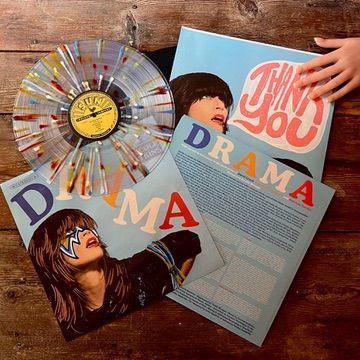DRAMA One-of-a-kind Painted Vinyl