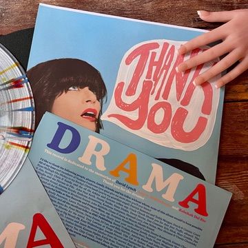 DRAMA One-of-a-kind Painted Vinyl