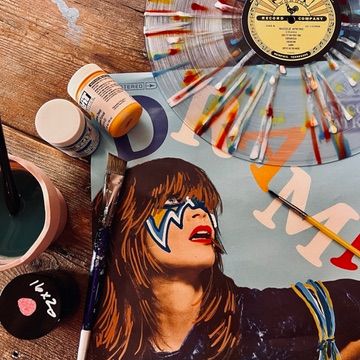 DRAMA One-of-a-kind Painted Vinyl